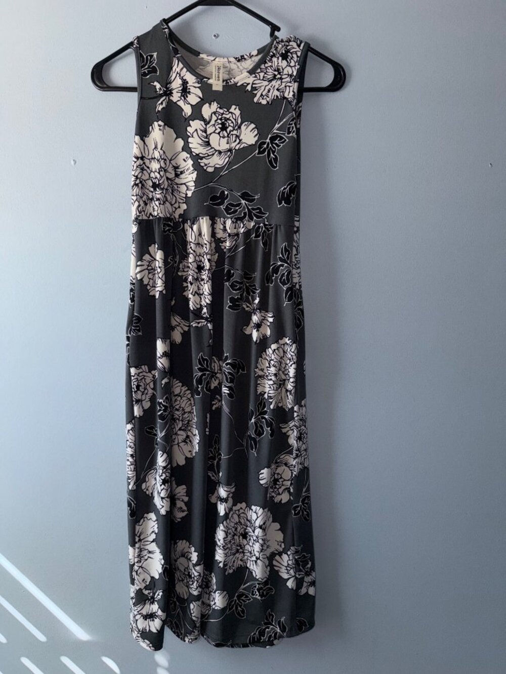 24seven Comfort Apparel Sleeveless Dress L